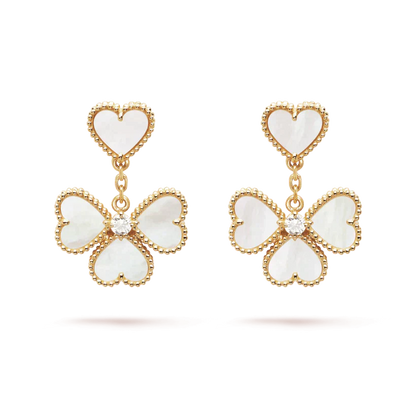 ¡®Sprite Jewelry¡¯CLOVER SWEET WHITE MOP EARRINGS