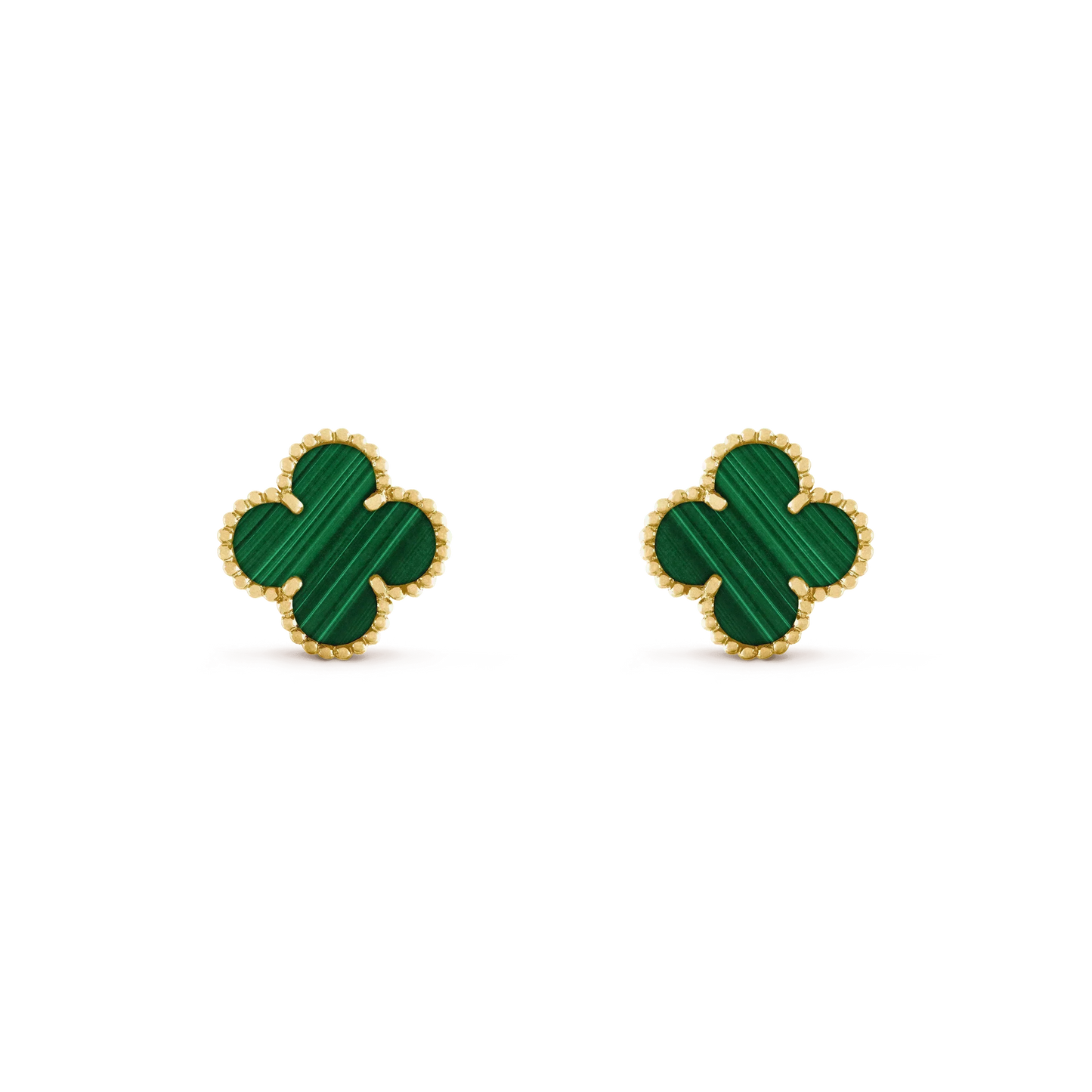 ¡®Sprite Jewelry¡¯CLOVER MEDIUM 1 MOTIFS MALACHITE  EARRINGS