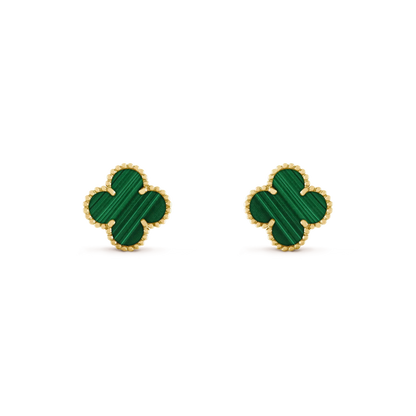 ¡®Sprite Jewelry¡¯CLOVER MEDIUM 1 MOTIFS MALACHITE  EARRINGS