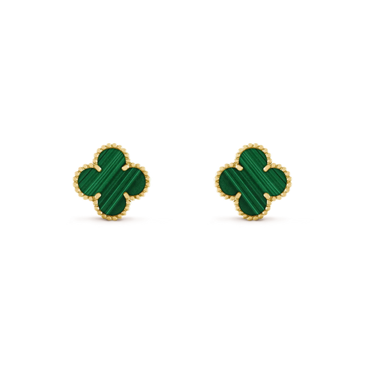 ¡®Sprite Jewelry¡¯CLOVER MEDIUM 1 MOTIFS MALACHITE  EARRINGS