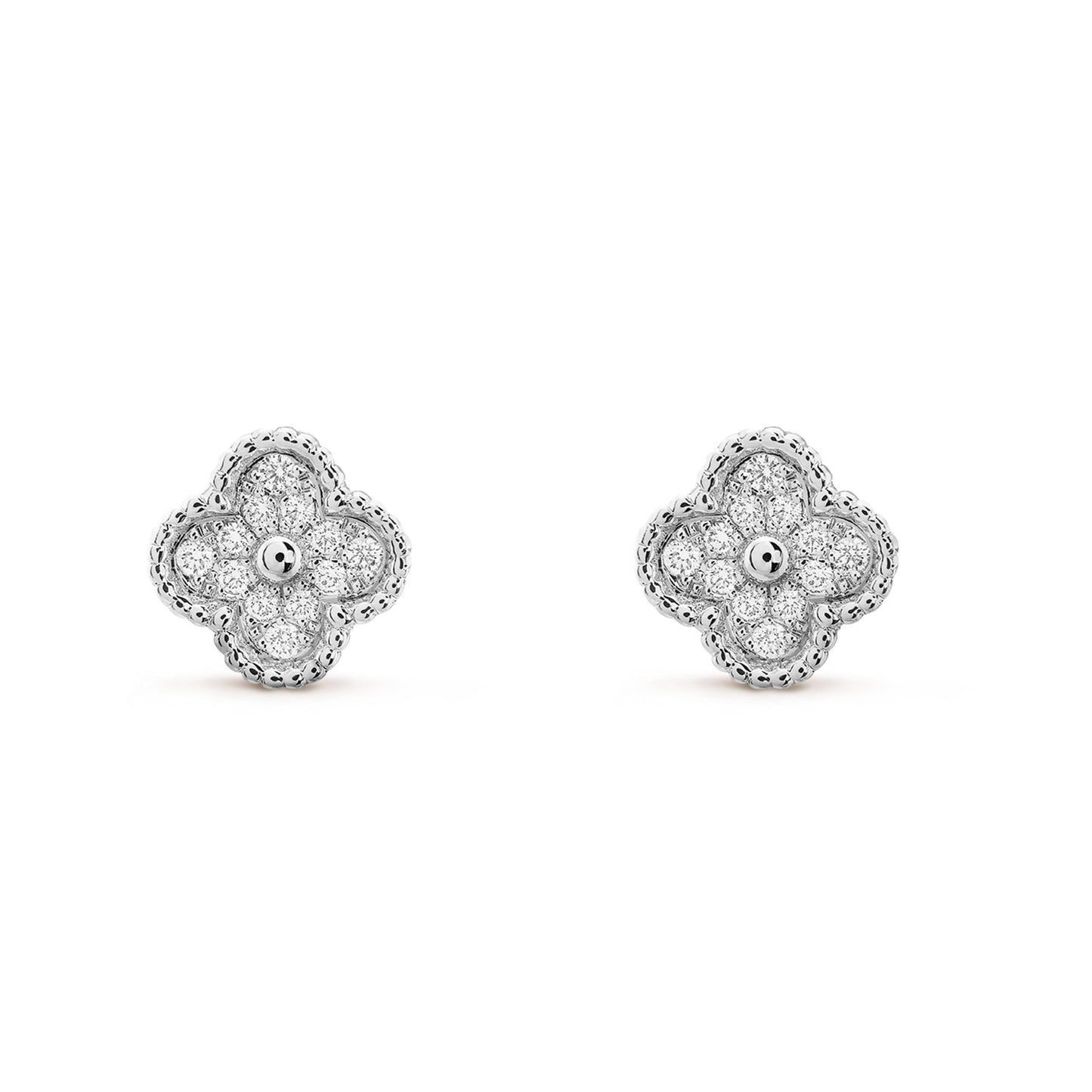 ¡®Sprite Jewelry¡¯CLOVER MINI DIAMOND STUD EARRINGS