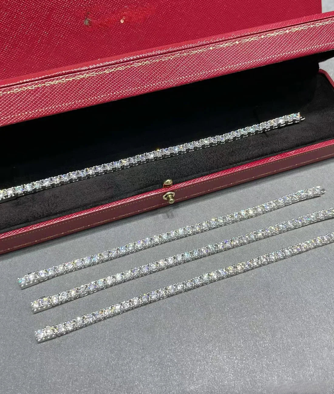 [Sprite Jewelry] TENNIS BRACELET WITH FULL DIAMOND SETTING