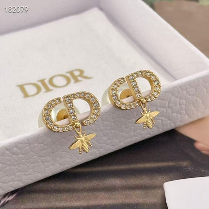 [Sprite Jewelry]CD Honeycomb Pearl Stud Earrings