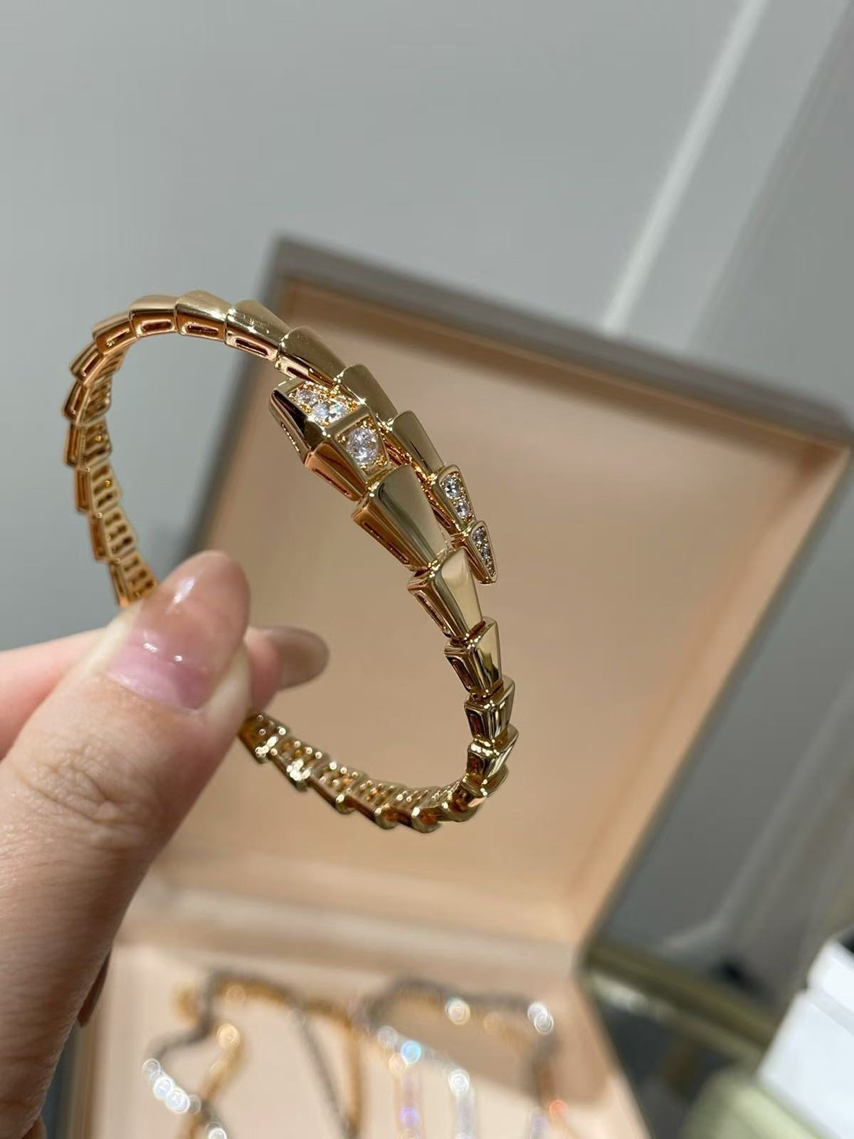 [Sprite Jewelry]The Moissanite Serpent Bracelet Collection