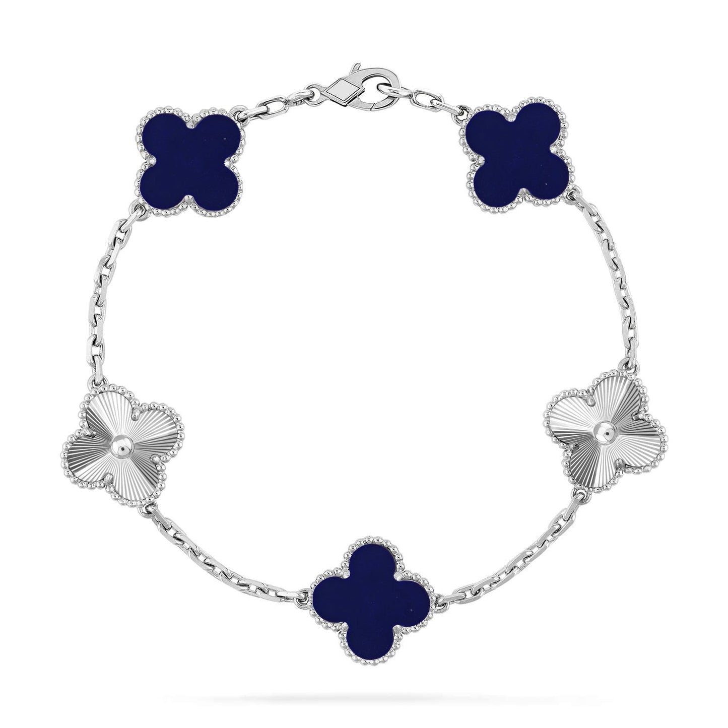 [Sprite Jewelry]New CLOVER 5 MOTIF LAPIS LAZULI BRACELET COLLECTION
