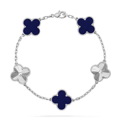 [Sprite Jewelry]New CLOVER 5 MOTIF LAPIS LAZULI BRACELET COLLECTION