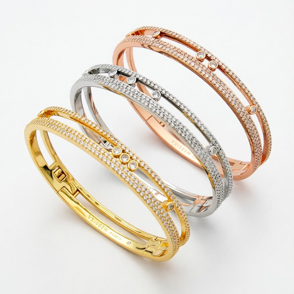 [Sprite Jewelry]Move Romane pavé bangle