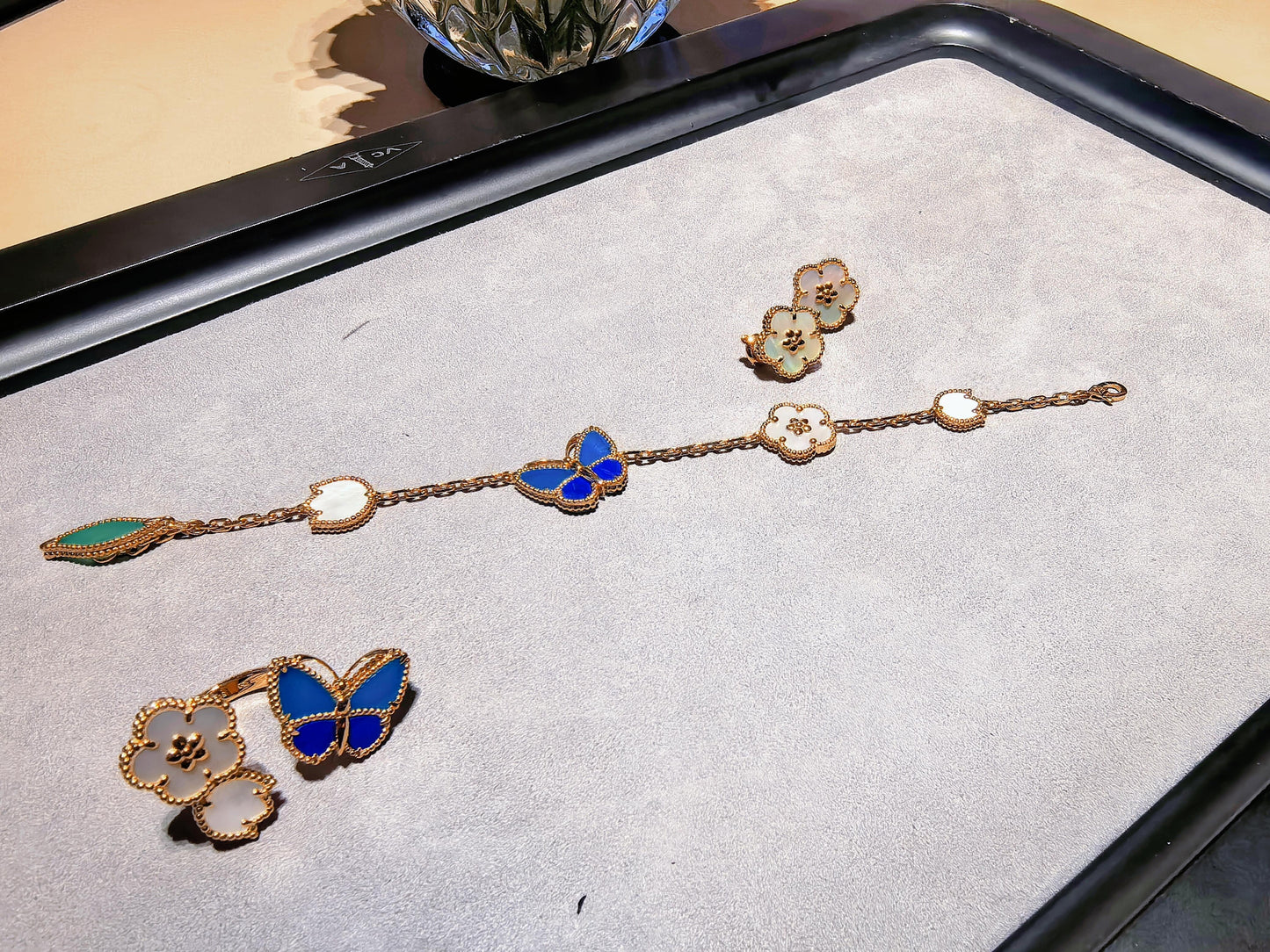 [Sprite Jewelry] 2026 NEW MODEL SPRING LUCKY 3 MOTIF GOLD RING