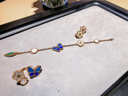 [Sprite Jewelry] 2026 NEW MODEL SPRING LUCKY 3 MOTIF GOLD RING
