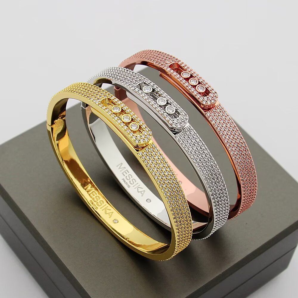 [Sprite Jewelry]Move Noa Full Pavé Diamond Bangle Bracelet