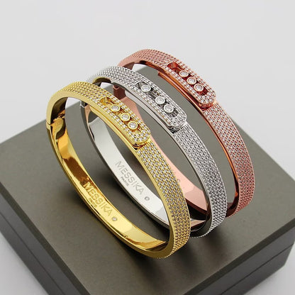 [Sprite Jewelry]Move Noa Full Pavé Diamond Bangle Bracelet