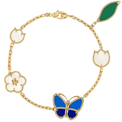 [Sprite Jewelry]LUCKY SPRING BUTTERFLY 5 MOTIF BRACELET
