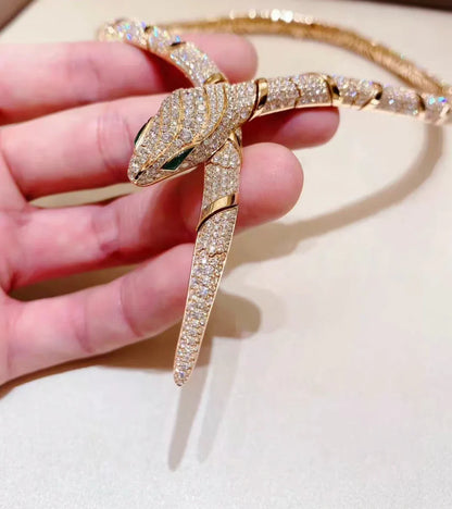 [✨Sprite Jewelry✨]HAUTE COUTURE GOLD SERPENTI NECKLACE