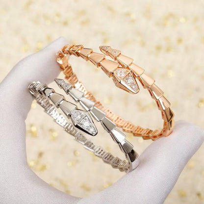 [Sprite Jewelry]The Moissanite Serpent Bracelet Collection