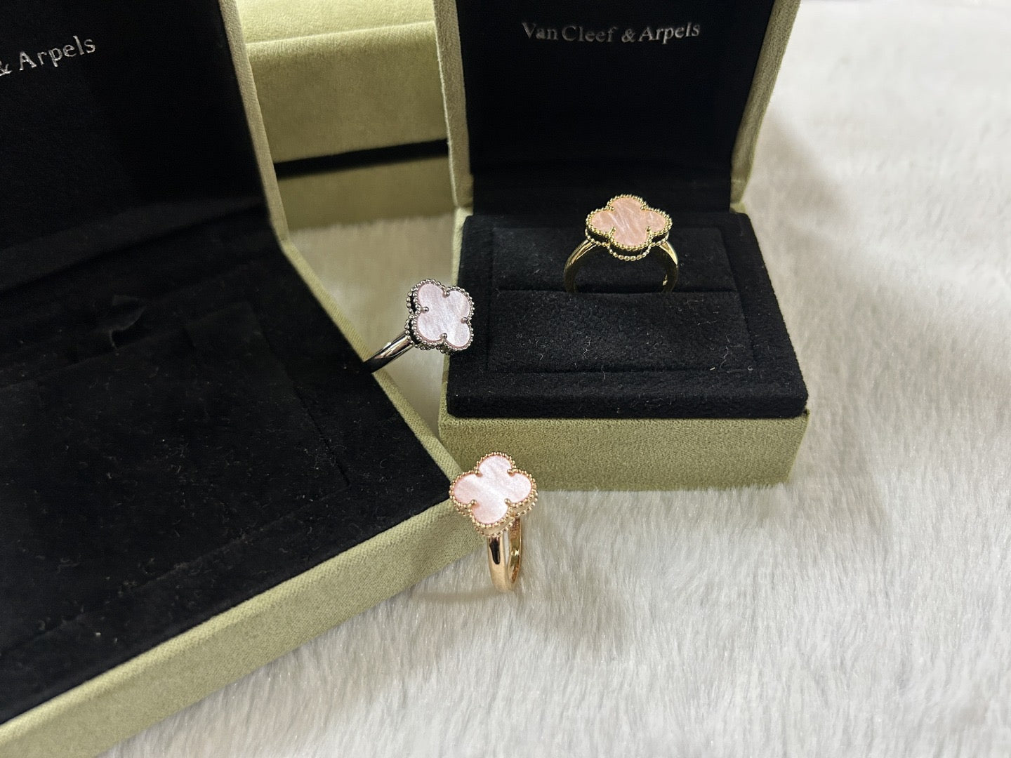[Sprite Jewelry]Pink Clover Ring