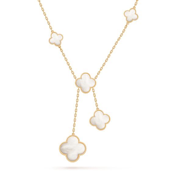 ¡®Sprite Jewelry¡¯CLOVER MOTHER OF PEARL NECKLACE 6 MOTIF