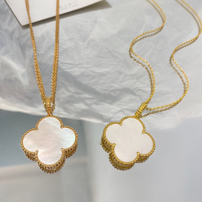 ¡®Sprite Jewelry¡¯CLOVER 25MM MOP LARGE PENDANT NECKLACE