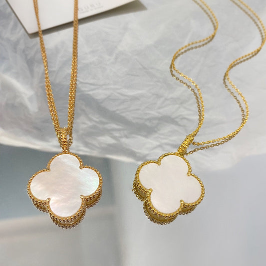 ¡®Sprite Jewelry¡¯CLOVER 25MM MOP LARGE PENDANT NECKLACE