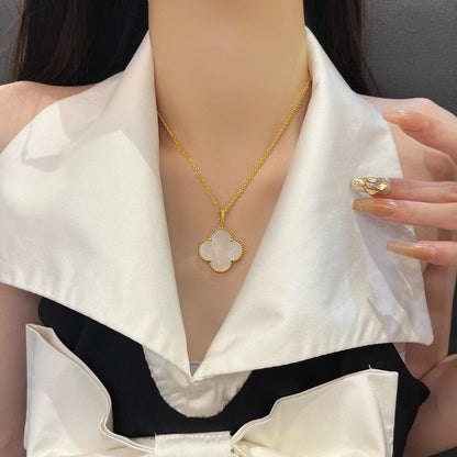 ¡®Sprite Jewelry¡¯CLOVER 25MM MOP LARGE PENDANT NECKLACE