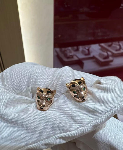 [Sprite Jewelry] CHRRTAH-PRINT STUD EARRINGS, THREE COLORS