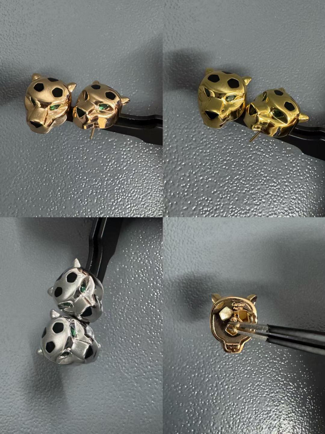 [Sprite Jewelry] CHRRTAH-PRINT STUD EARRINGS, THREE COLORS