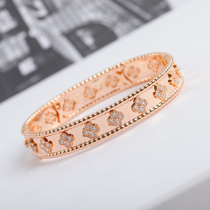 ¡®Sprite Jewelry¡¯CLOVER BRACELET 8MM DIAMONDS