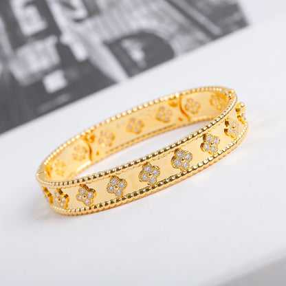 ¡®Sprite Jewelry¡¯CLOVER BRACELET 8MM DIAMONDS