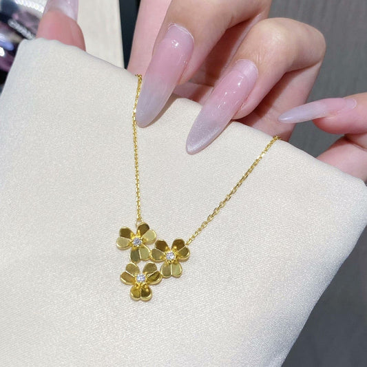 ¡®Sprite Jewelry¡¯FRIVOLE ROSE GOLD FLOWER DIAMOND NECKLACE