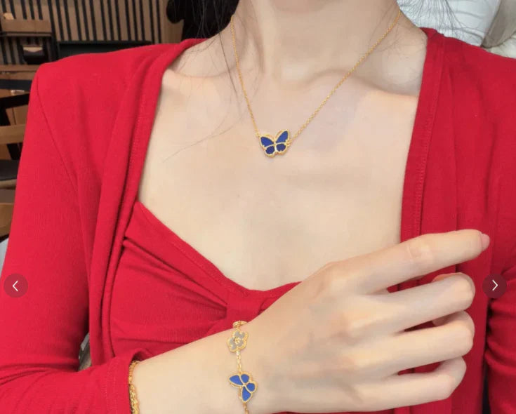 [Sprite Jewelry] BUTTERFLY BLUE NECKLACE