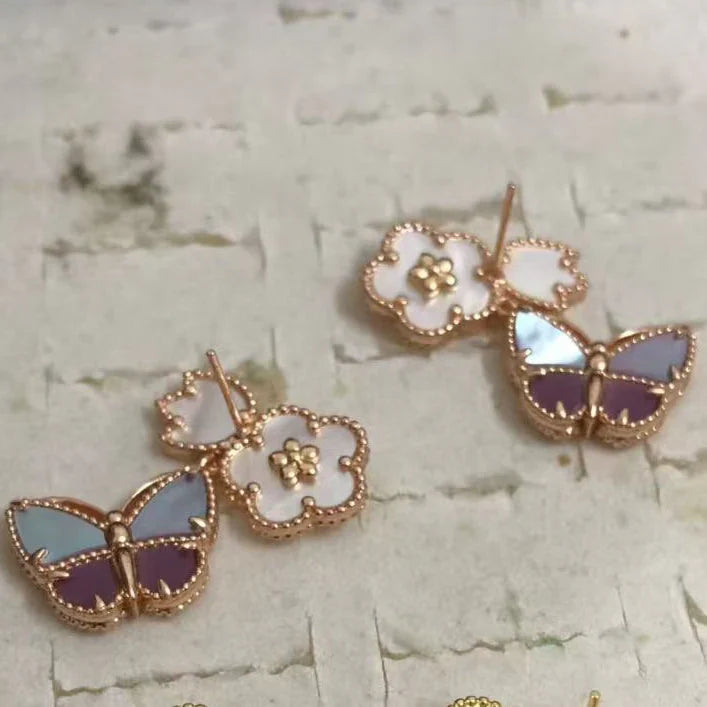 [Sprite Jewelry]26 NEW CLOVER LUCKY LIGHT PURPLE SET
