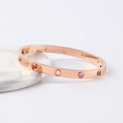 [Sprite Jewelry]2026 NEW 6.1MM COLORED GEMSTONE BRACELET