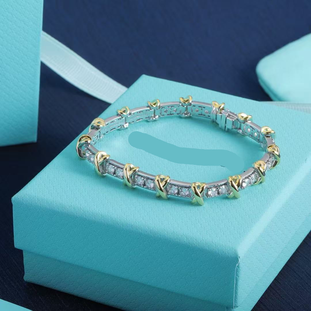 [Sprite Jewelry]New 16-stone diamond bracelet