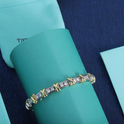 [Sprite Jewelry]New 16-stone diamond bracelet