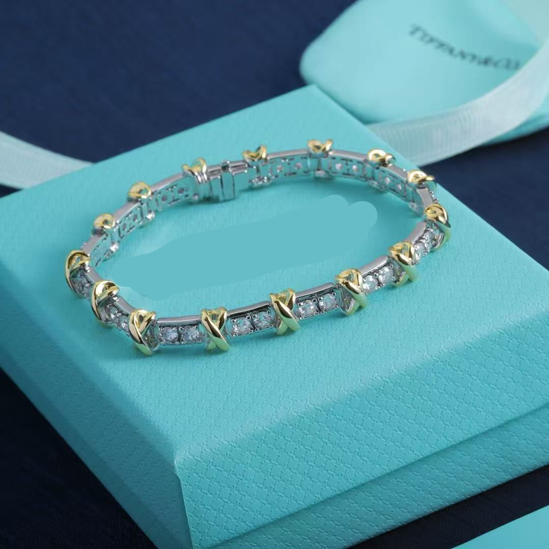 [Sprite Jewelry]New 16-stone diamond bracelet