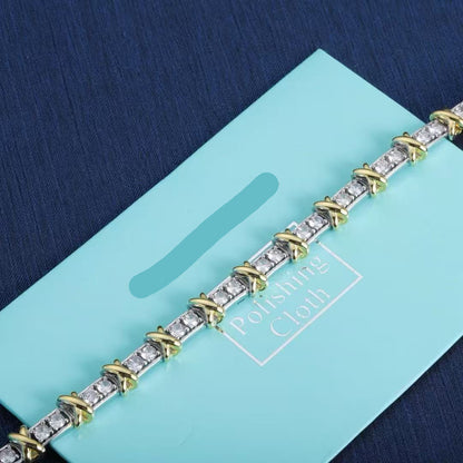 [Sprite Jewelry]New 16-stone diamond bracelet