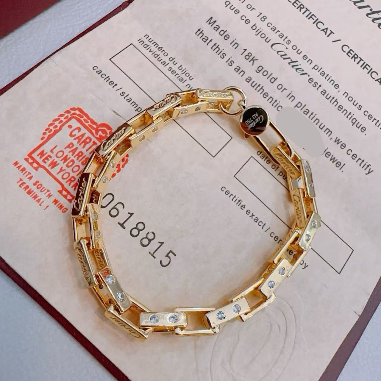 [Sprite Jewelry]18K gold bracelet