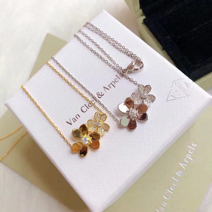 [Sprite Jewelry] Two Flowers & Clover Choker