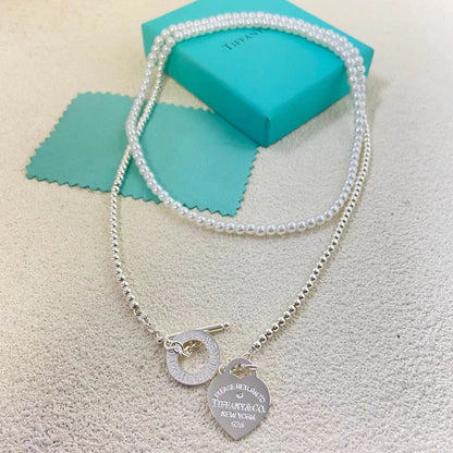 [Sprite Jewelry] Double-clasp Pearl Necklace、Bracelet