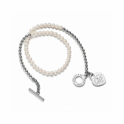 [Sprite Jewelry] Double-clasp Pearl Necklace、Bracelet