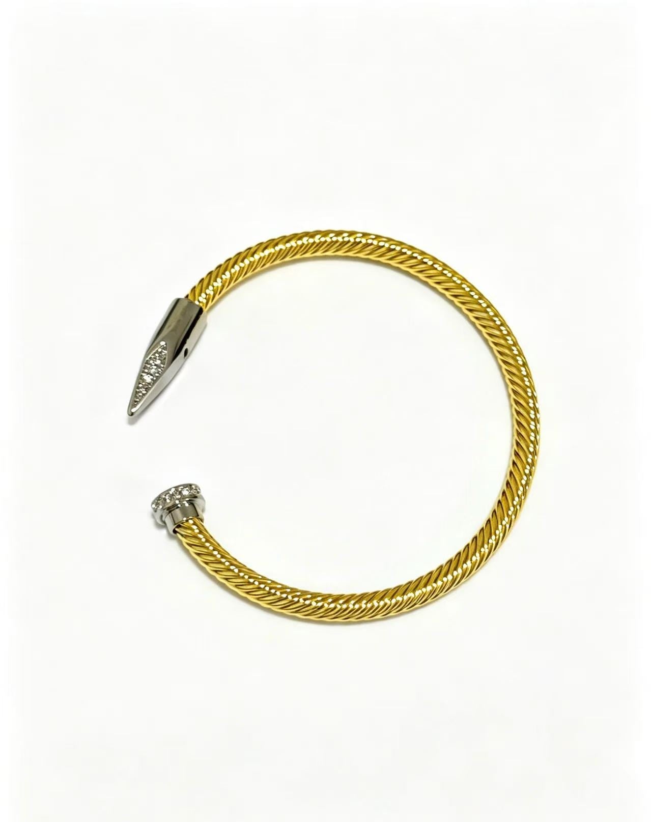 [Sprite Jewelry]Open threaded nail bracelet