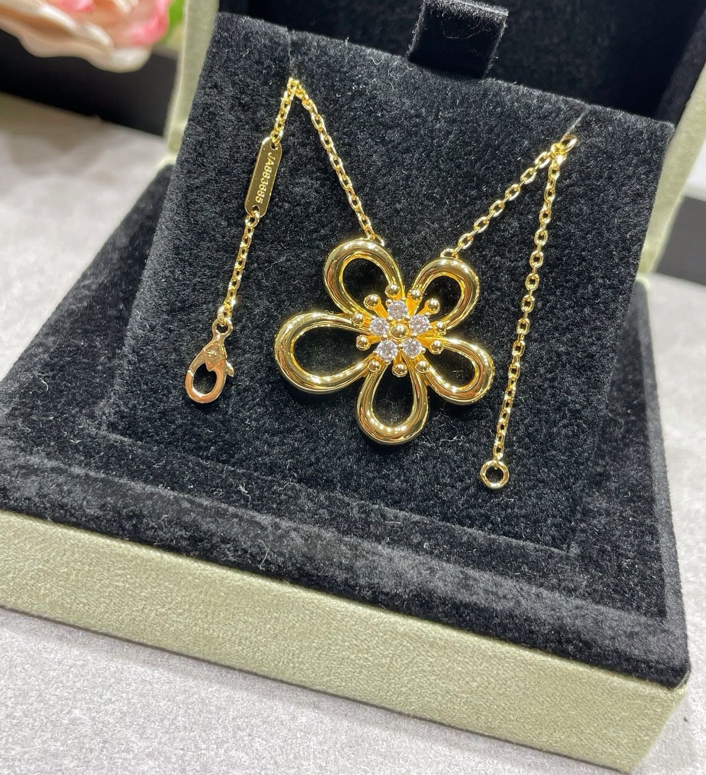 [Sprite Jewelry] Flower Jewelry Set with Diamond Center