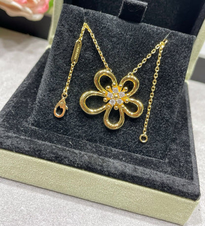 [Sprite Jewelry] Flower Jewelry Set with Diamond Center