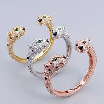 [Sprite Jewelry] Full Diamond Panther Bangle & Ring