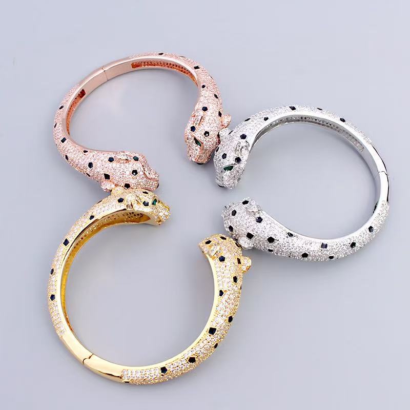 [Sprite Jewelry] Full Diamond Panther Bangle & Ring