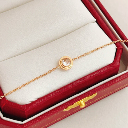 [Sprite Jewelry] UFO Series Single Diamond Bracelet