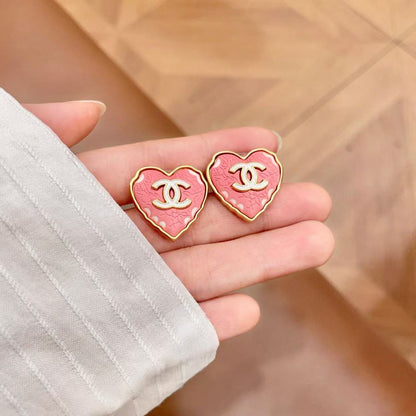 [Sprite Jewelry] Heart-shaped Necklace & Earring Set