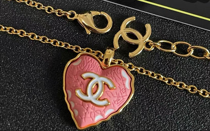 [Sprite Jewelry] Heart-shaped Necklace & Earring Set