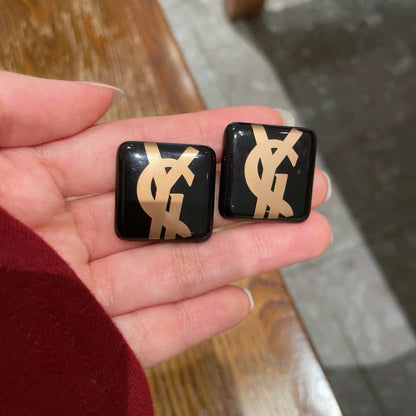 [Sprite Jewelry]Classic Letter Earrings