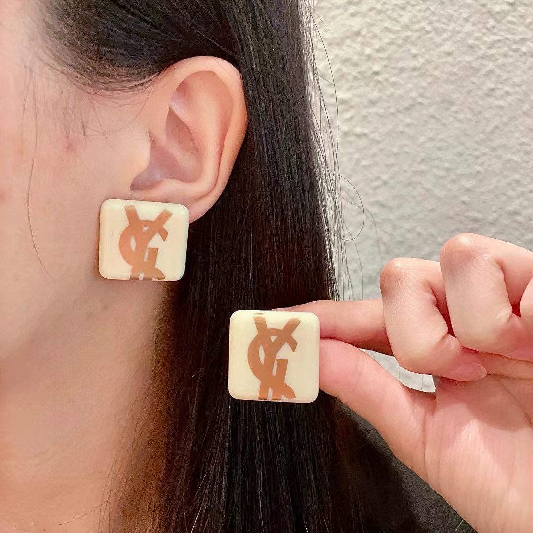 [Sprite Jewelry]Classic Letter Earrings