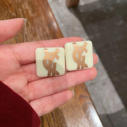 [Sprite Jewelry]Classic Letter Earrings